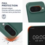 Laptop, Telefoane si Tablete - Telefoane mobile si accesorii - Accesorii Telefoane - Huse telefoane - Husa Kwmobile pentru Google Pixel 10, anti-alunecare, silicon, verde padure - Infinity.ro