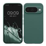 Laptop, Telefoane si Tablete - Telefoane mobile si accesorii - Accesorii Telefoane - Huse telefoane - Husa Kwmobile pentru Google Pixel 10, anti-alunecare, silicon, verde padure - Infinity.ro