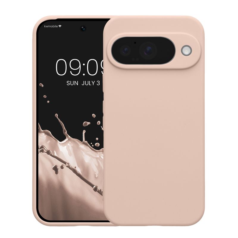 Laptop, Telefoane si Tablete - Telefoane mobile si accesorii - Accesorii Telefoane - Huse telefoane - Husa Kwmobile pentru Google Pixel 10, anti-alunecare, silicon, bej - Infinity.ro