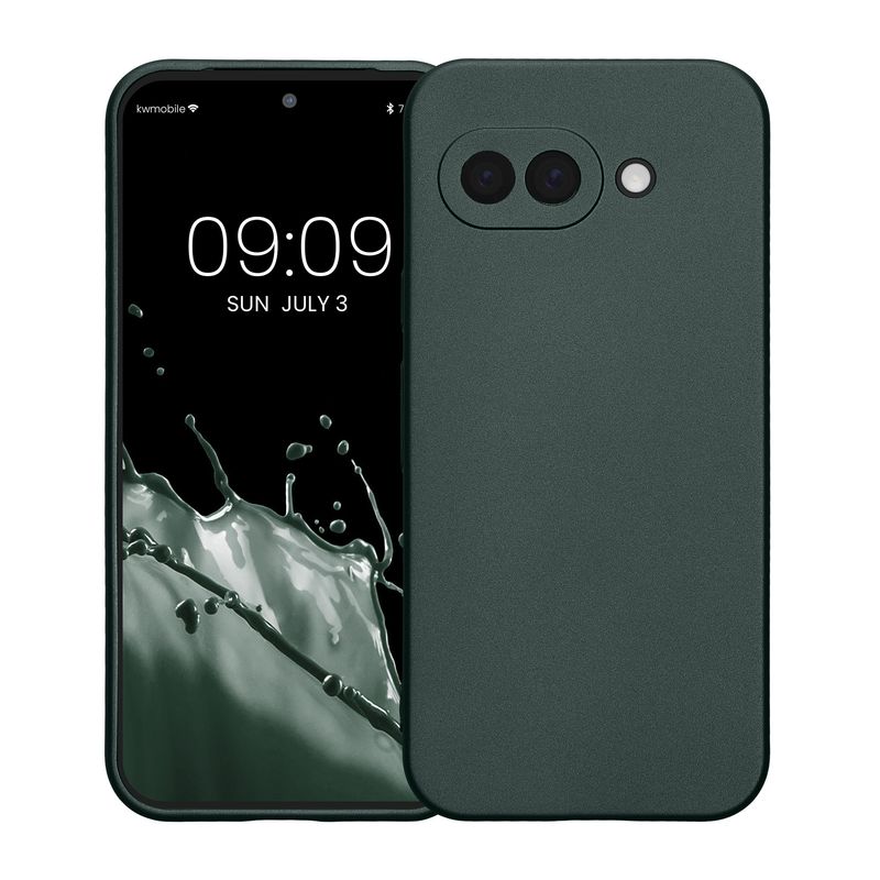 Laptop, Telefoane si Tablete - Telefoane mobile si accesorii - Accesorii Telefoane - Huse telefoane - Husa Kwmobile pentru Google Pixel 9a, anti-alunecare, silicon, turcoaz - Infinity.ro