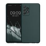 Laptop, Telefoane si Tablete - Telefoane mobile si accesorii - Accesorii Telefoane - Huse telefoane - Husa Kwmobile pentru Samsung Galaxy A52/Galaxy A52 5G/Galaxy A52s 5G, anti-alunecare, silicon, turcoaz - Infinity.ro