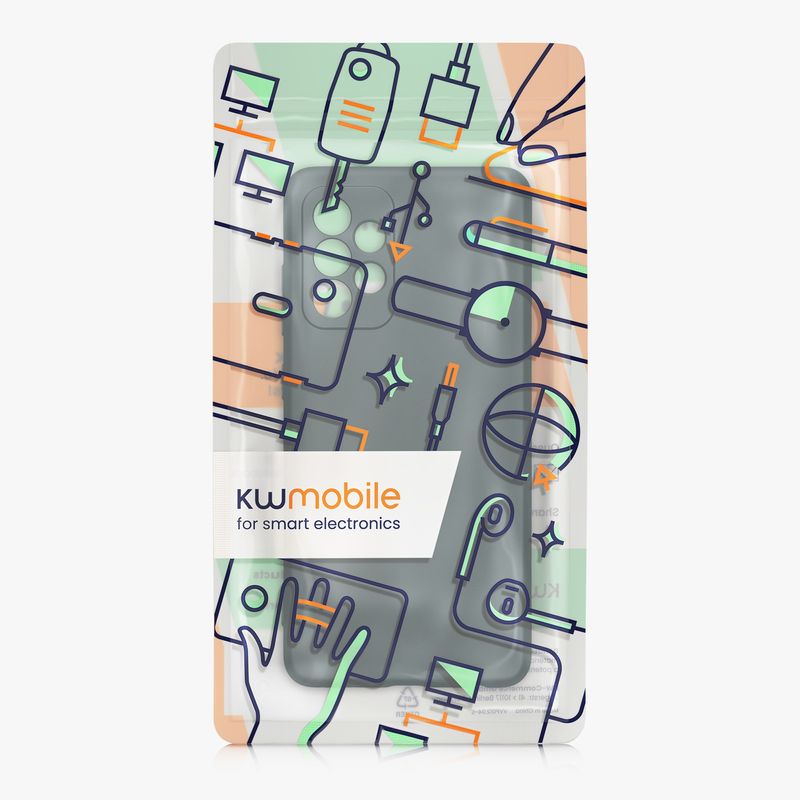 Laptop, Telefoane si Tablete - Telefoane mobile si accesorii - Accesorii Telefoane - Huse telefoane - Husa Kwmobile pentru Samsung Galaxy A52/Galaxy A52 5G/Galaxy A52s 5G, anti-alunecare, silicon, turcoaz - Infinity.ro