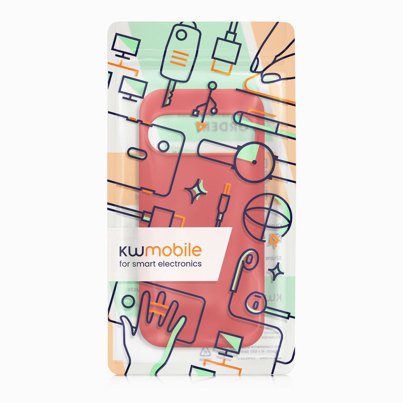 Laptop, Telefoane si Tablete - Telefoane mobile si accesorii - Accesorii Telefoane - Huse telefoane - Husa Kwmobile pentru Google Pixel 10/Pixel 10 Pro, incarcare wireless, silicon, rosu clasic - Infinity.ro