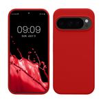 Laptop, Telefoane si Tablete - Telefoane mobile si accesorii - Accesorii Telefoane - Huse telefoane - Husa Kwmobile pentru Google Pixel 10/Pixel 10 Pro, incarcare wireless, silicon, rosu clasic - Infinity.ro