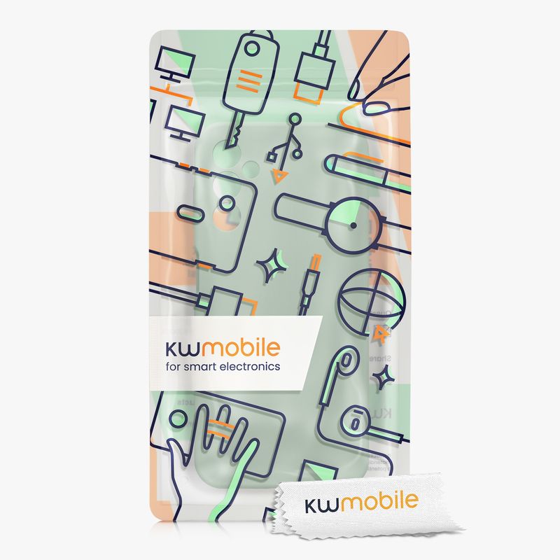 Laptop, Telefoane si Tablete - Telefoane mobile si accesorii - Accesorii Telefoane - Huse telefoane - Husa Kwmobile pentru Samsung Galaxy A14 5G, anti-alunecare, anti-amprenta, silicon, verde - Infinity.ro