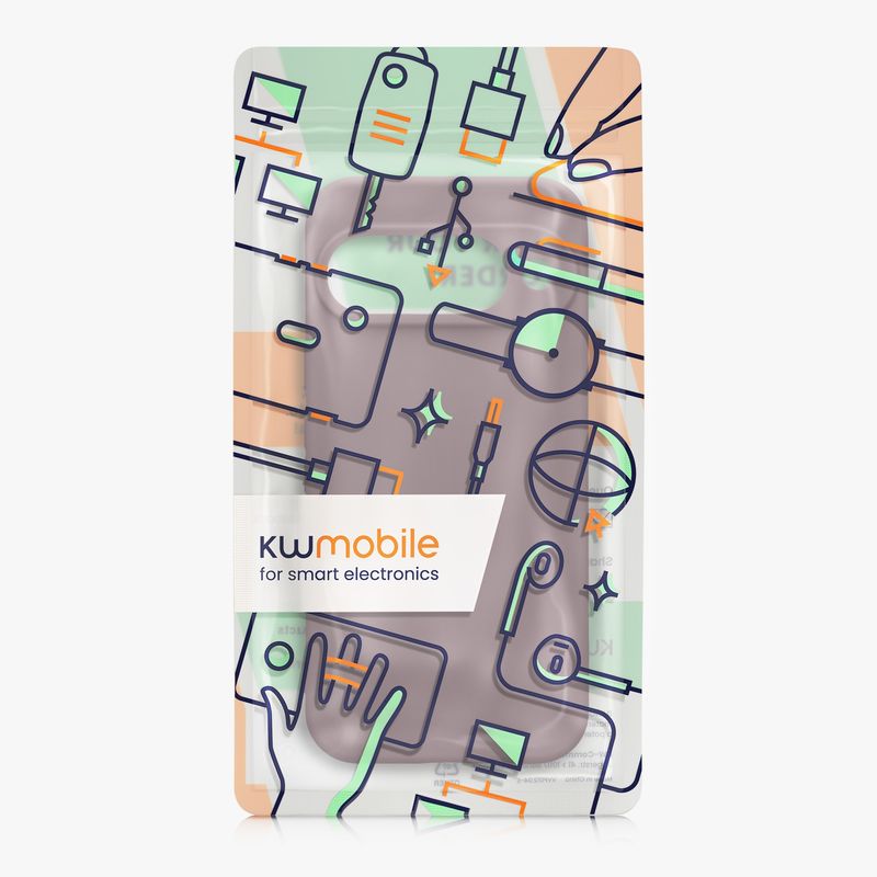 Laptop, Telefoane si Tablete - Telefoane mobile si accesorii - Accesorii Telefoane - Huse telefoane - Husa Kwmobile pentru Google Pixel 10, anti-alunecare, silicon, mov strugure - Infinity.ro