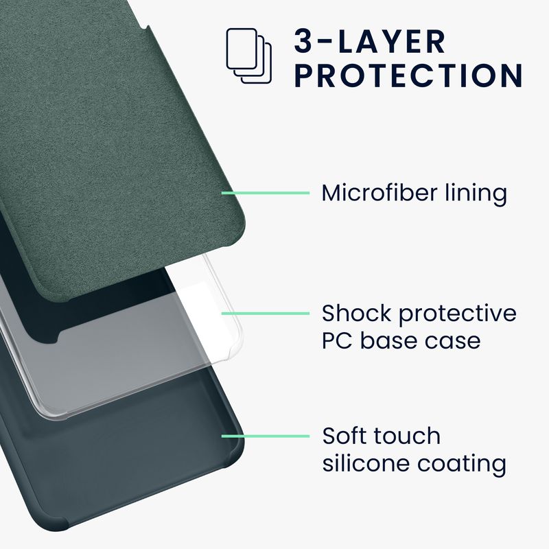 Laptop, Telefoane si Tablete - Telefoane mobile si accesorii - Accesorii Telefoane - Huse telefoane - Husa Kwmobile pentru Samsung Galaxy A54 5G, anti-alunecare, protectie la socuri, silicon, gri - Infinity.ro