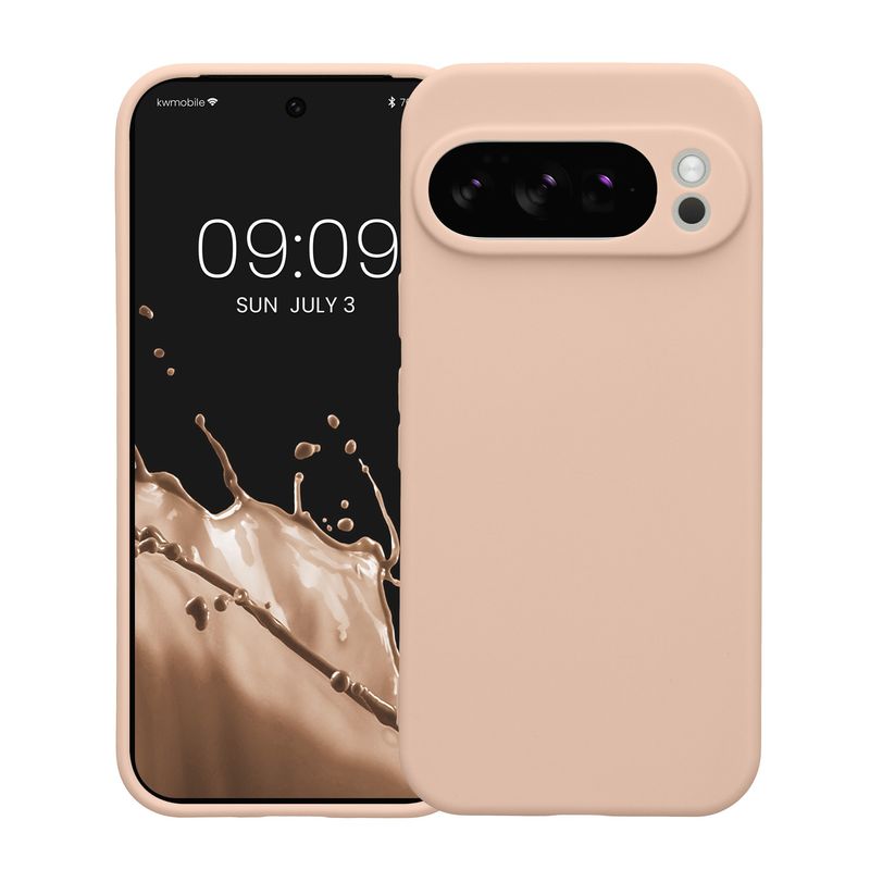 Laptop, Telefoane si Tablete - Telefoane mobile si accesorii - Accesorii Telefoane - Huse telefoane - Husa Kwmobile pentru Google Pixel 10 Pro, anti-alunecare, silicon, bej - Infinity.ro