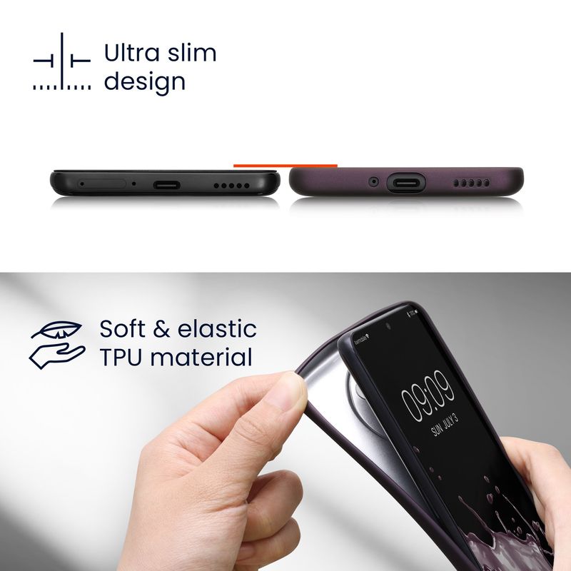 Laptop, Telefoane si Tablete - Telefoane mobile si accesorii - Accesorii Telefoane - Huse telefoane - Husa Kwmobile pentru Samsung Galaxy A52/Galaxy A52 5G/Galaxy A52s 5G, anti-alunecare, silicon, rosu - Infinity.ro
