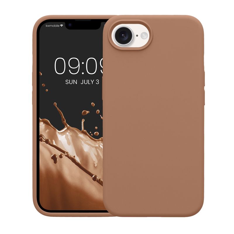 Laptop, Telefoane si Tablete - Telefoane mobile si accesorii - Accesorii Telefoane - Huse telefoane - Husa Kwmobile pentru iPhone 17e/16e, incarcare wireless, silicon, maro, TPU - Infinity.ro