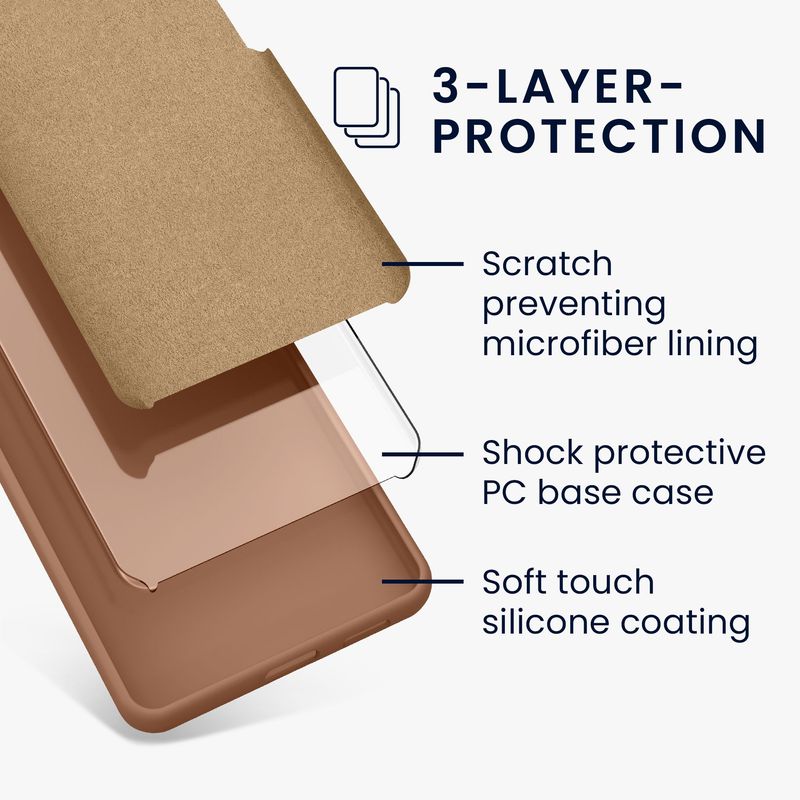 Laptop, Telefoane si Tablete - Telefoane mobile si accesorii - Accesorii Telefoane - Huse telefoane - Husa Kwmobile pentru iPhone 17e/16e, incarcare wireless, silicon, maro, TPU - Infinity.ro