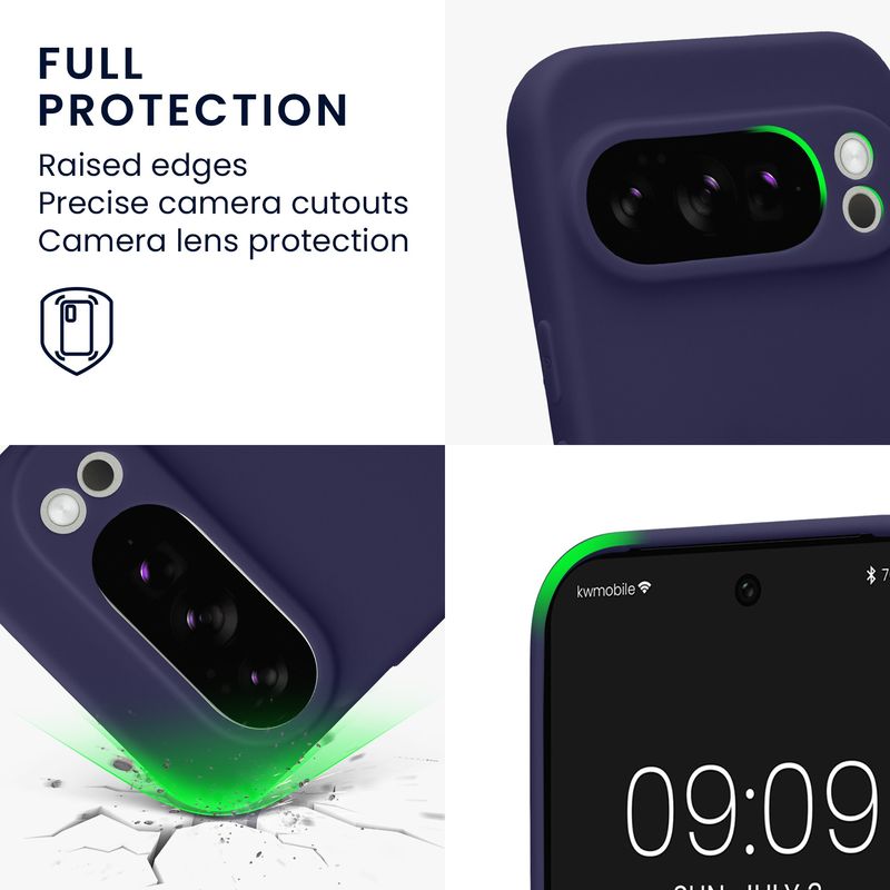 Laptop, Telefoane si Tablete - Telefoane mobile si accesorii - Accesorii Telefoane - Huse telefoane - Husa Kwmobile pentru Google Pixel 10 Pro, anti-alunecare, silicon, ocean - Infinity.ro