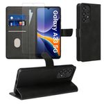 Laptop, Telefoane si Tablete - Telefoane mobile si accesorii - Accesorii Telefoane - Huse telefoane - Husa tip portofel Kwmobile pentru Samsung Galaxy A33 5G, inchidere magnetica, piele ecologica, negru - Infinity.ro