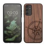 Laptop, Telefoane si Tablete - Telefoane mobile si accesorii - Accesorii Telefoane - Huse telefoane - Husa tip bumper Kwmobile pentru Samsung Galaxy A14 5G, anti-alunecare, lemn, TPU, maro - Infinity.ro