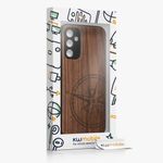 Laptop, Telefoane si Tablete - Telefoane mobile si accesorii - Accesorii Telefoane - Huse telefoane - Husa tip bumper Kwmobile pentru Samsung Galaxy A14 5G, anti-alunecare, lemn, TPU, maro - Infinity.ro