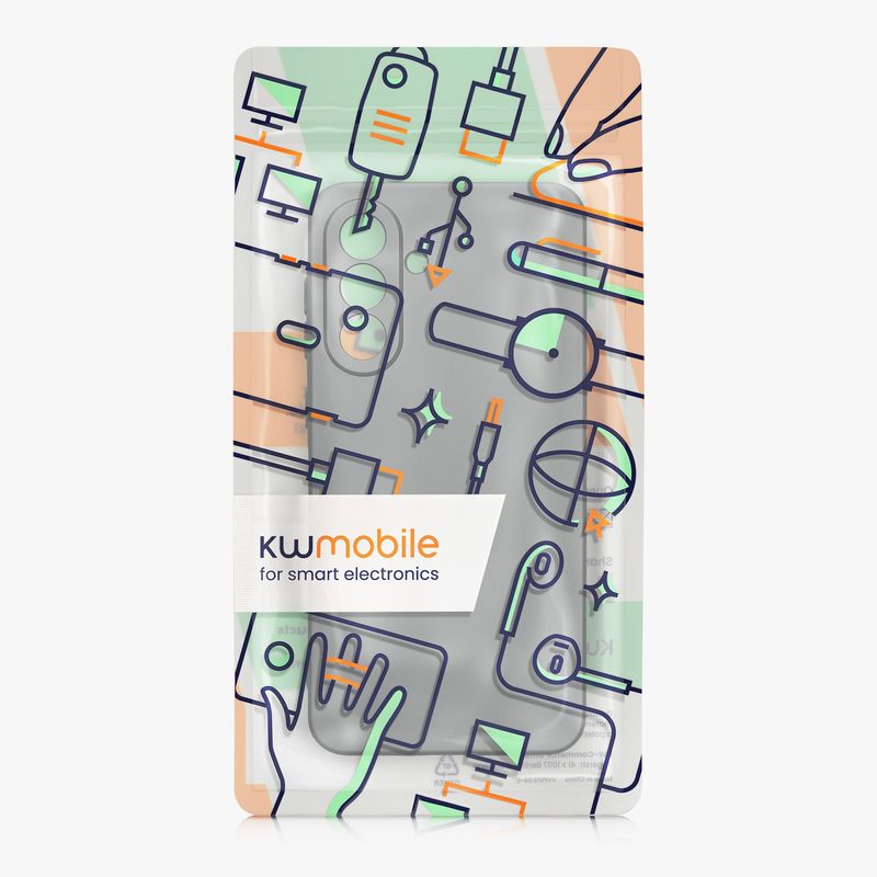 Laptop, Telefoane si Tablete - Telefoane mobile si accesorii - Accesorii Telefoane - Huse telefoane - Husa Kwmobile pentru Samsung Galaxy A56 5G, anti-alunecare, protectie la zgarieturi, silicon, gri - Infinity.ro