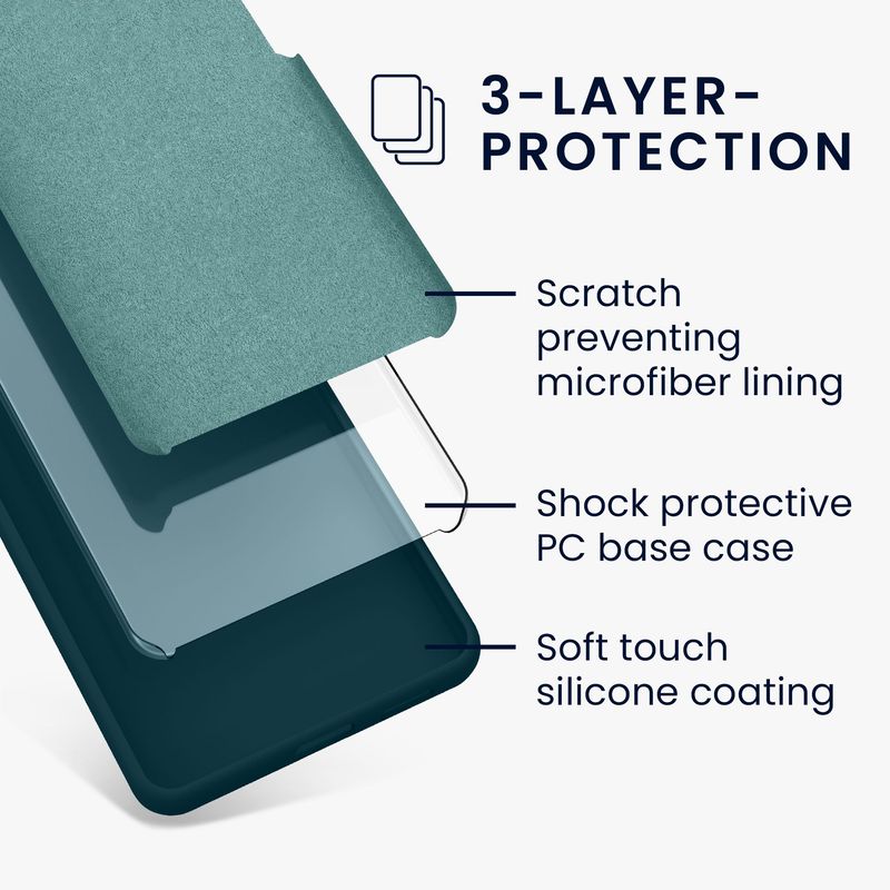 Laptop, Telefoane si Tablete - Telefoane mobile si accesorii - Accesorii Telefoane - Huse telefoane - Husa Kwmobile pentru Motorola Moto G86 5G, incarcare wireless, silicon, albastru - Infinity.ro