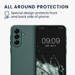 Laptop, Telefoane si Tablete - Telefoane mobile si accesorii - Accesorii Telefoane - Huse telefoane - Husa Kwmobile pentru Samsung Galaxy A56 5G, anti-alunecare, silicon, turcoaz - Infinity.ro