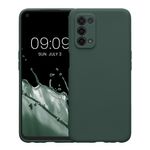 Laptop, Telefoane si Tablete - Telefoane mobile si accesorii - Accesorii Telefoane - Huse telefoane - Husa Kwmobile pentru OPPO A74 (5G)/A54 (5G), anti-alunecare, protectie la zgarieturi, silicon, verde - Infinity.ro