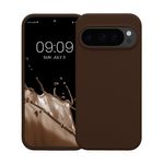 Laptop, Telefoane si Tablete - Telefoane mobile si accesorii - Accesorii Telefoane - Huse telefoane - Husa Kwmobile pentru Google Pixel 10/Pixel 10 Pro, incarcare wireless, silicon, ciocolatiu - Infinity.ro