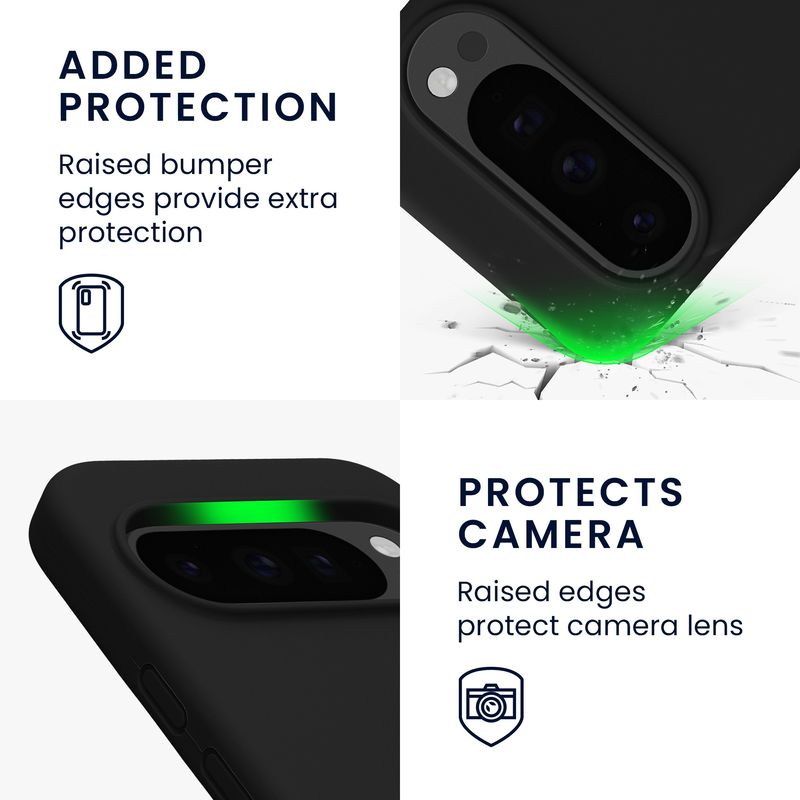 Laptop, Telefoane si Tablete - Telefoane mobile si accesorii - Accesorii Telefoane - Huse telefoane - Husa Kwmobile pentru Google Pixel 10/Pixel 10 Pro, incarcare wireless, silicon, finisaj mat - Infinity.ro