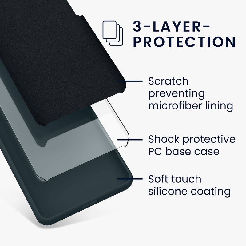 Laptop, Telefoane si Tablete - Telefoane mobile si accesorii - Accesorii Telefoane - Huse telefoane - Husa Kwmobile pentru Motorola Moto G86 5G, incarcare wireless, silicon, gri - Infinity.ro