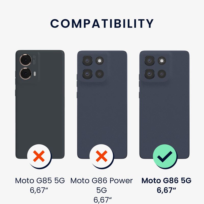 Laptop, Telefoane si Tablete - Telefoane mobile si accesorii - Accesorii Telefoane - Huse telefoane - Husa Kwmobile pentru Motorola Moto G86 5G, incarcare wireless, silicon, gri - Infinity.ro