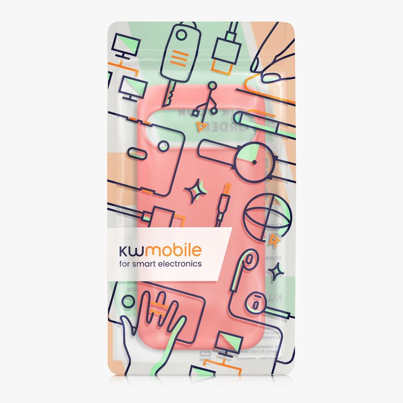 Laptop, Telefoane si Tablete - Telefoane mobile si accesorii - Accesorii Telefoane - Huse telefoane - Husa Kwmobile pentru Google Pixel 10 Pro XL, incarcare wireless, silicon, coral - Infinity.ro