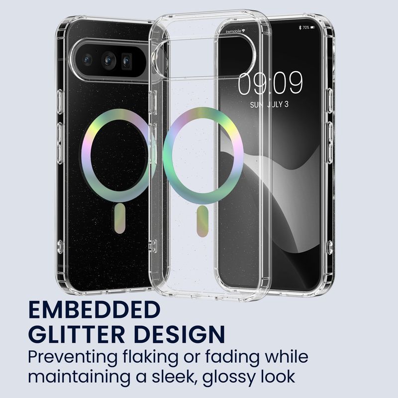 Laptop, Telefoane si Tablete - Telefoane mobile si accesorii - Accesorii Telefoane - Huse telefoane - Husa tip bumper Kwmobile pentru Google Pixel 10/Pixel 10 Pro, compatibilitate MagSafe, TPU, multicolor - Infinity.ro