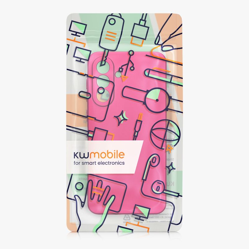 Laptop, Telefoane si Tablete - Telefoane mobile si accesorii - Accesorii Telefoane - Huse telefoane - Husa Kwmobile pentru Samsung Galaxy A56 5G, protectie la zgarieturi, silicon, roz - Infinity.ro