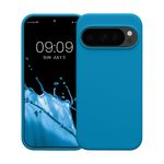 Laptop, Telefoane si Tablete - Telefoane mobile si accesorii - Accesorii Telefoane - Huse telefoane - Husa Kwmobile pentru Google Pixel 10/Pixel 10 Pro, incarcare wireless, silicon, albastru caraibian - Infinity.ro
