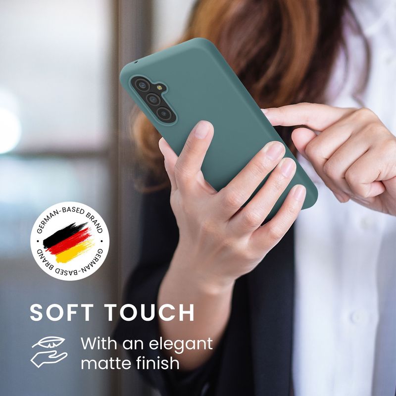 Laptop, Telefoane si Tablete - Telefoane mobile si accesorii - Accesorii Telefoane - Huse telefoane - Husa Kwmobile pentru Samsung Galaxy A54 5G, incarcare wireless, TPU, noapte - Infinity.ro