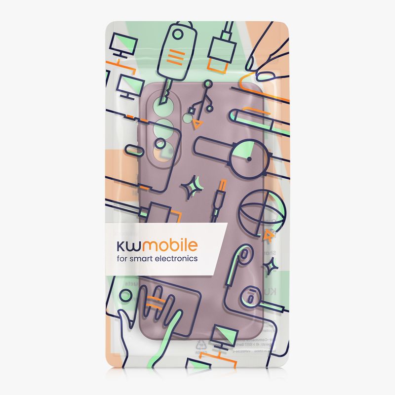 Laptop, Telefoane si Tablete - Telefoane mobile si accesorii - Accesorii Telefoane - Huse telefoane - Husa Kwmobile pentru Samsung Galaxy A56 5G, anti-alunecare, silicon, lavanda - Infinity.ro