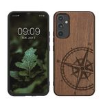 Laptop, Telefoane si Tablete - Telefoane mobile si accesorii - Accesorii Telefoane - Huse telefoane - Husa tip bumper Kwmobile pentru Samsung Galaxy A34 5G, anti-alunecare, lemn, TPU, maro - Infinity.ro