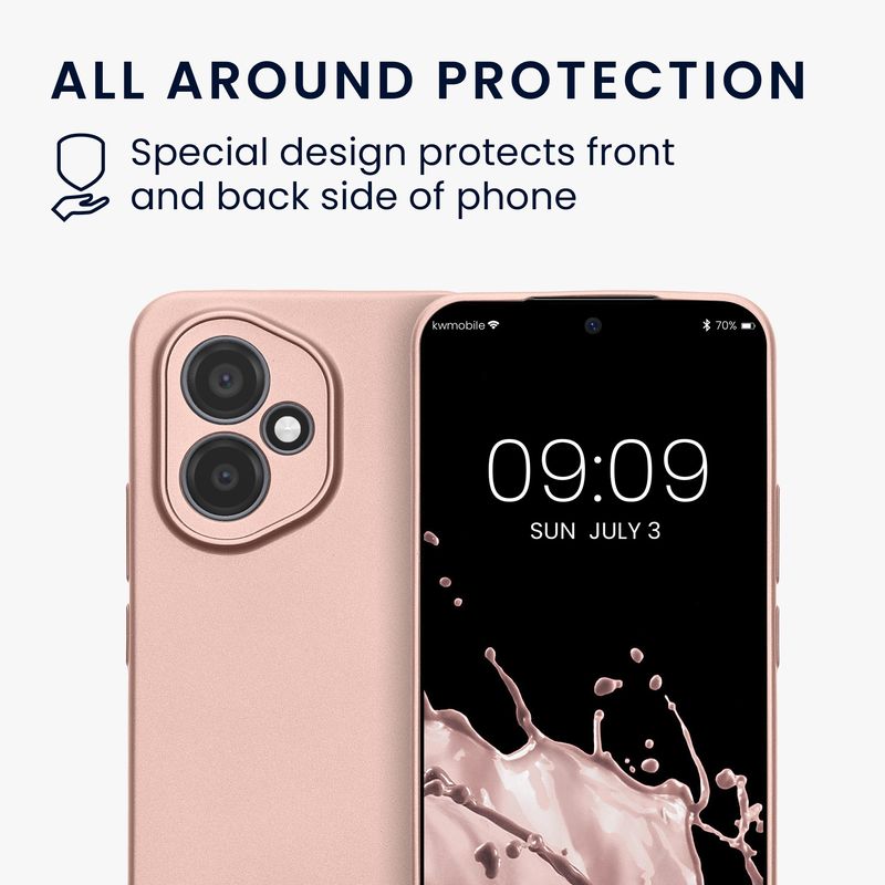 Laptop, Telefoane si Tablete - Telefoane mobile si accesorii - Accesorii Telefoane - Huse telefoane - Husa Kwmobile pentru Honor 400, anti-alunecare, protectie la socuri, protectie la zgarieturi, TPU, auriu - Infinity.ro