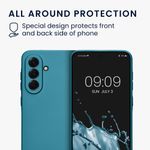 Laptop, Telefoane si Tablete - Telefoane mobile si accesorii - Accesorii Telefoane - Huse telefoane - Husa Kwmobile pentru Samsung Galaxy A56 5G, anti-alunecare, protectie la zgarieturi, silicon, albastru - Infinity.ro