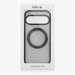 Laptop, Telefoane si Tablete - Telefoane mobile si accesorii - Accesorii Telefoane - Huse telefoane - Husa cu suport Kalibri pentru Google Pixel 10/Pixel 10 Pro, compatibil MagSafe, plastic, aluminiu, negru, transparent - Infinity.ro