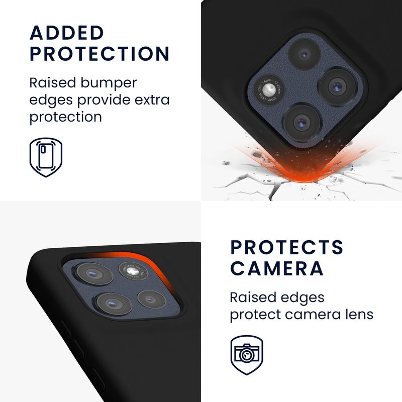 Laptop, Telefoane si Tablete - Telefoane mobile si accesorii - Accesorii Telefoane - Huse telefoane - Husa Kwmobile pentru Motorola Moto G86 Power 5G, incarcare wireless, silicon, negru - Infinity.ro