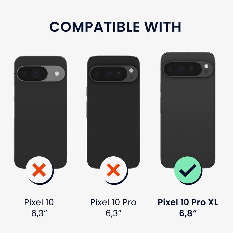 Laptop, Telefoane si Tablete - Telefoane mobile si accesorii - Accesorii Telefoane - Huse telefoane - Husa cu suport Kalibri pentru Google Pixel 10 Pro XL, MagSafe, incarcare wireless, plastic, aluminiu, negru, transparent - Infinity.ro