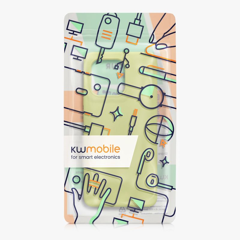 Laptop, Telefoane si Tablete - Telefoane mobile si accesorii - Accesorii Telefoane - Huse telefoane - Husa Kwmobile pentru Motorola Moto G86 Power 5G, incarcare wireless, silicon, verde - Infinity.ro