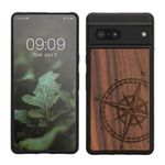 Laptop, Telefoane si Tablete - Telefoane mobile si accesorii - Accesorii Telefoane - Huse telefoane - Husa tip bumper Kwmobile pentru Google Pixel 7, anti-alunecare, lemn, TPU, maro - Infinity.ro