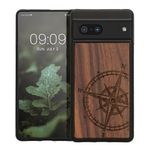 Laptop, Telefoane si Tablete - Telefoane mobile si accesorii - Accesorii Telefoane - Huse telefoane - Husa tip bumper Kwmobile pentru Google Pixel 7, anti-alunecare, lemn, TPU, maro - Infinity.ro