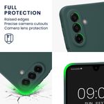 Laptop, Telefoane si Tablete - Telefoane mobile si accesorii - Accesorii Telefoane - Huse telefoane - Husa Kwmobile pentru Samsung Galaxy A17 4G/5G, anti-alunecare, silicon, albastru verzui - Infinity.ro