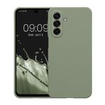 Laptop, Telefoane si Tablete - Telefoane mobile si accesorii - Accesorii Telefoane - Huse telefoane - Husa Kwmobile pentru Samsung Galaxy A17 4G/5G, anti-alunecare, silicon, verde, gri - Infinity.ro