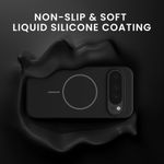 Laptop, Telefoane si Tablete - Telefoane mobile si accesorii - Accesorii Telefoane - Huse telefoane - Husa Kwmobile pentru Google Pixel 10/Pixel 10 Pro, compatibilitate MagSafe, silicon, negru - Infinity.ro