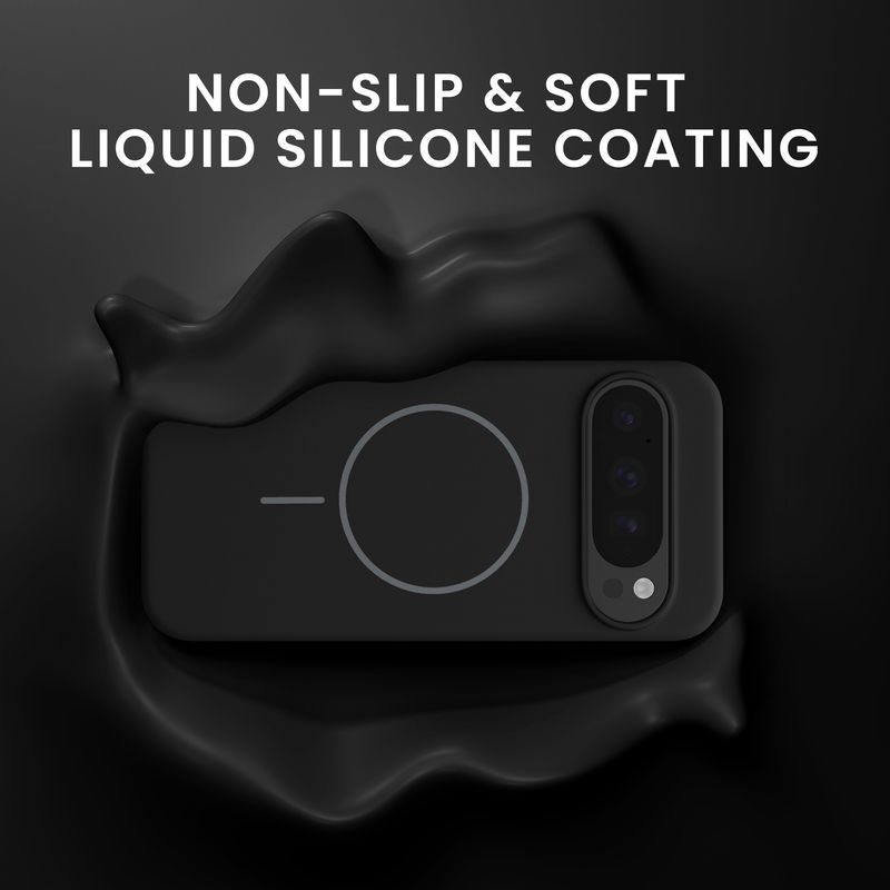 Laptop, Telefoane si Tablete - Telefoane mobile si accesorii - Accesorii Telefoane - Huse telefoane - Husa Kwmobile pentru Google Pixel 10/Pixel 10 Pro, compatibilitate MagSafe, silicon, negru - Infinity.ro