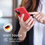 Laptop, Telefoane si Tablete - Telefoane mobile si accesorii - Accesorii Telefoane - Huse telefoane - Husa Kwmobile pentru Xiaomi Redmi Note 11 Pro/Note 11 Pro (5G)/Note 12 Pro (4G), incarcare wireless, silicon, roz intens - Infinity.ro