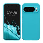 Laptop, Telefoane si Tablete - Telefoane mobile si accesorii - Accesorii Telefoane - Huse telefoane - Husa Kwmobile pentru Google Pixel 10 Pro, anti-alunecare, silicon, albastru glaciar - Infinity.ro