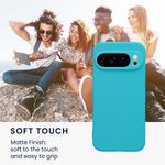 Laptop, Telefoane si Tablete - Telefoane mobile si accesorii - Accesorii Telefoane - Huse telefoane - Husa Kwmobile pentru Google Pixel 10 Pro, anti-alunecare, silicon, albastru glaciar - Infinity.ro