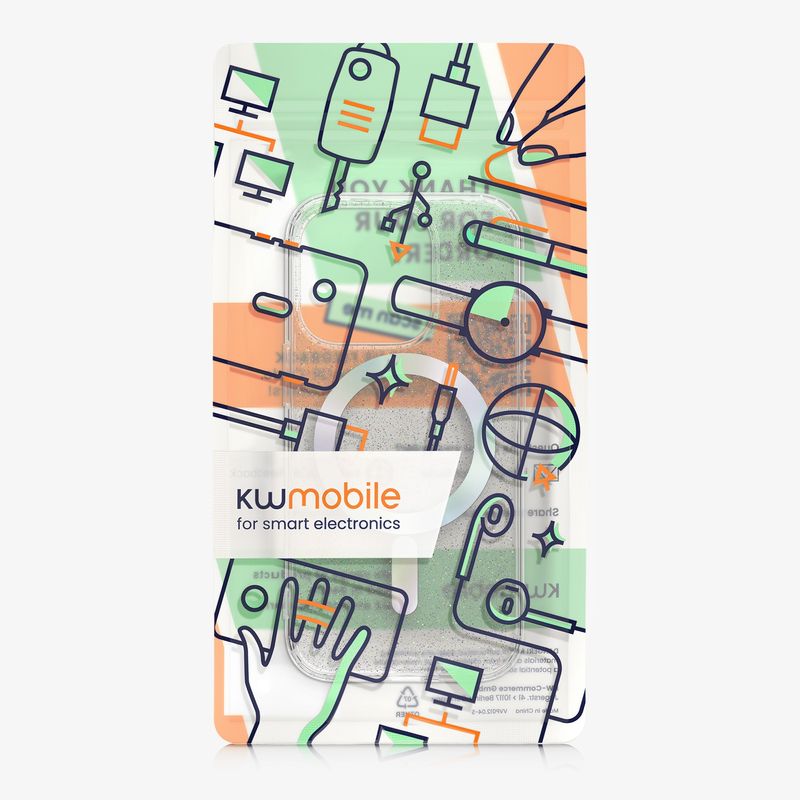 Laptop, Telefoane si Tablete - Telefoane mobile si accesorii - Accesorii Telefoane - Huse telefoane - Husa tip bumper Kwmobile pentru iPhone 15 Pro, compatibilitate MagSafe, TPU, multicolor - Infinity.ro